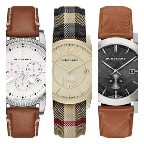 plaid burberry watch with logo|burberry signatures for men.